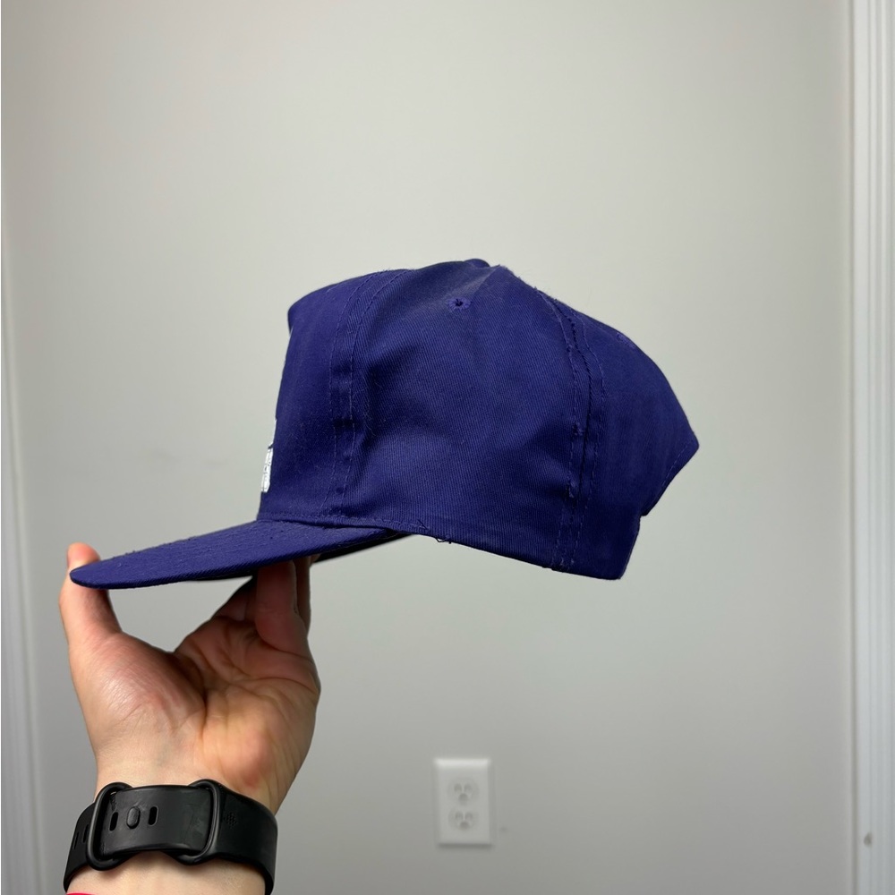 Vintage 90s colorado rockies purple snapback hat - Picture 3 of 9